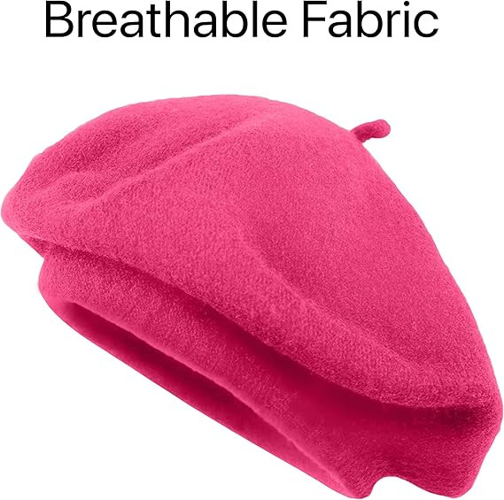 Parquet Solid Color French Beret Hat. Classic French, Casual and Chic Lightweight Cap for Women | Amazon (US)