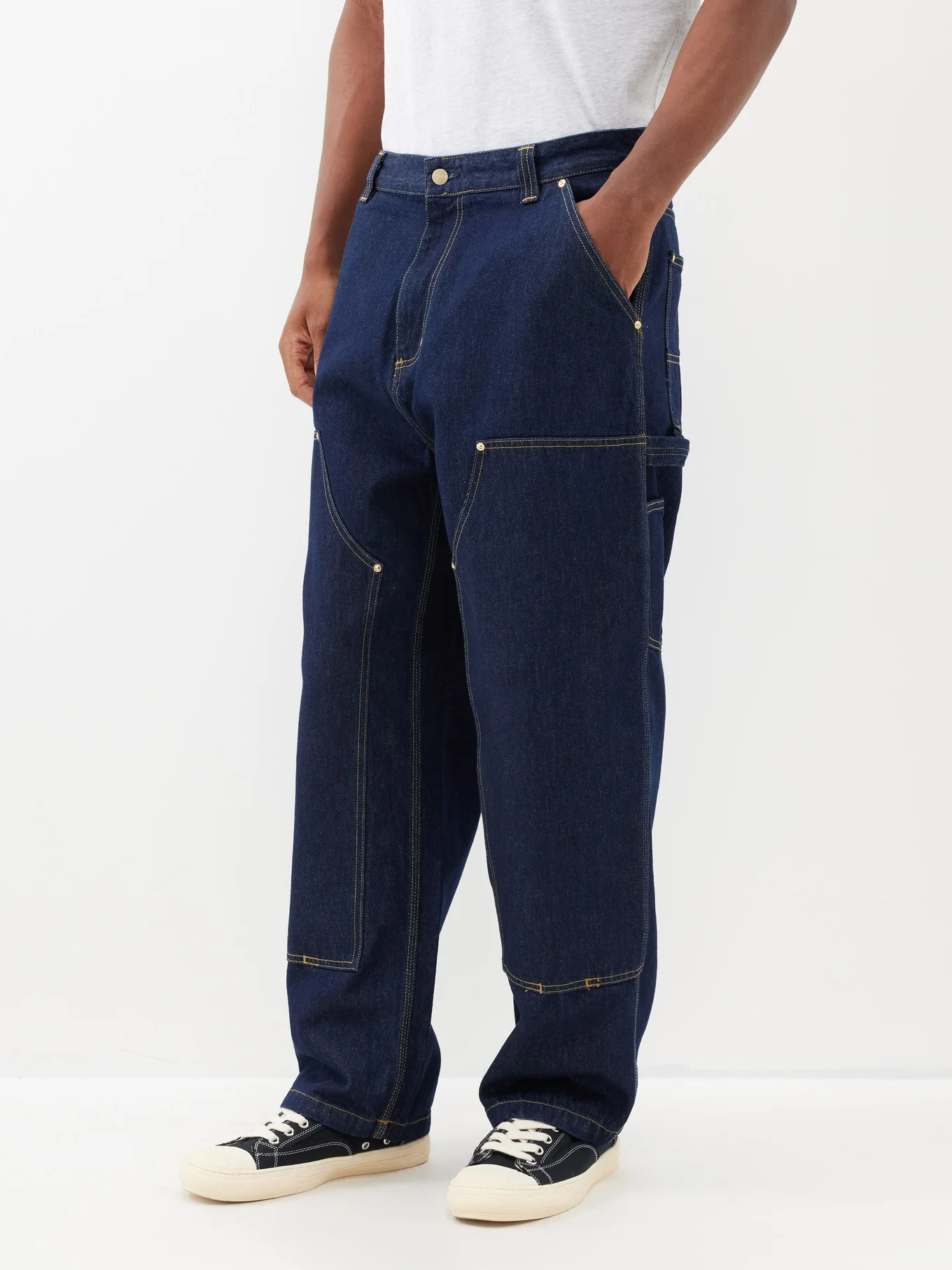 Nash logo-patch wide-leg jeans | Carhartt WIP | Matches (UK)