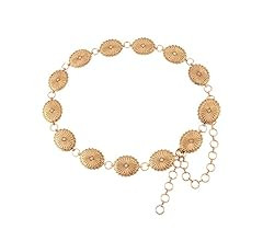 TOPACC Metal Chain Belt for Women Waist chains for Dresses Jeans Western Cowgirl | Amazon (US)