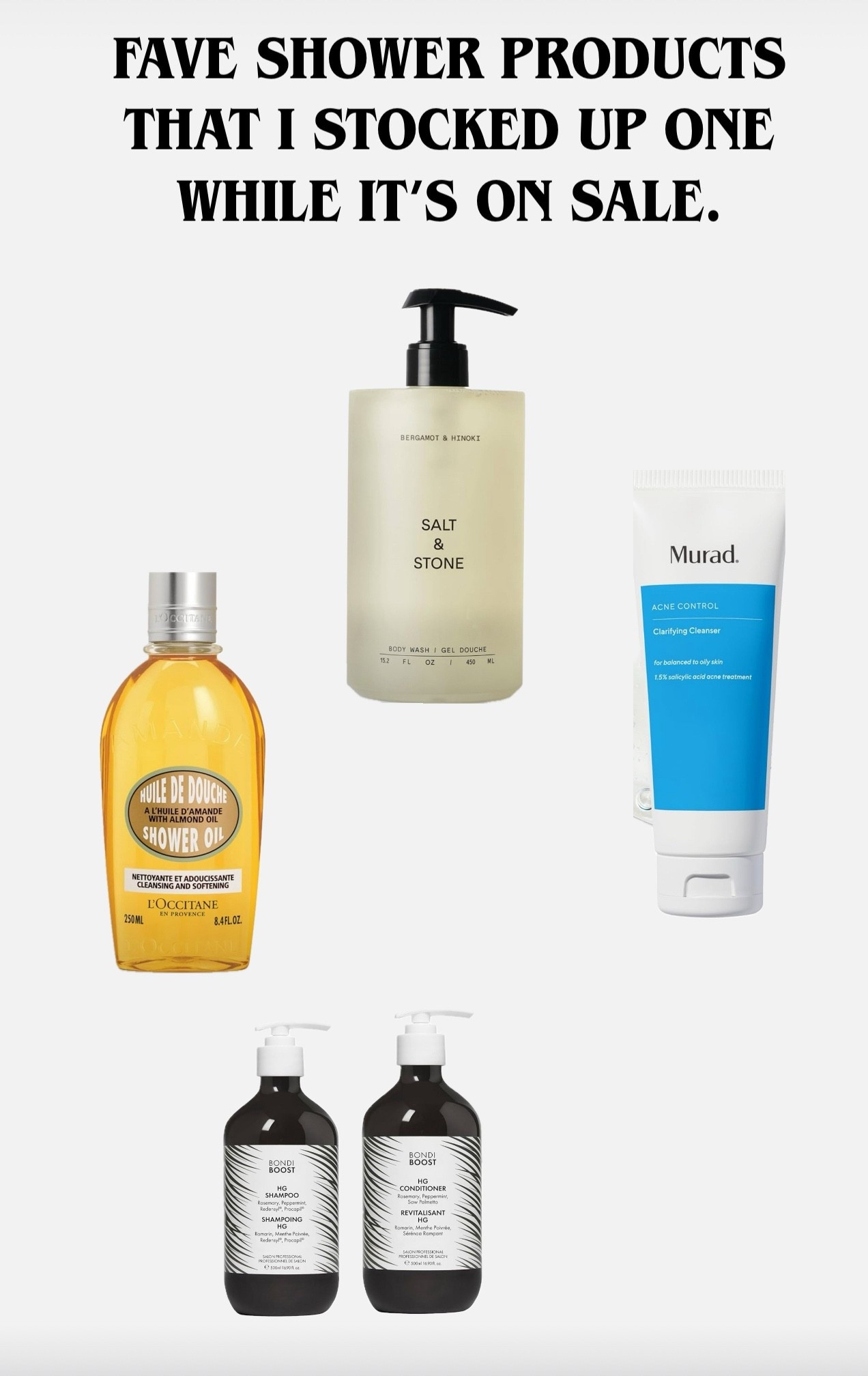 My shower must haves! 

#LTKSaleAlert #LTKselfcare #LTKGiftGuide