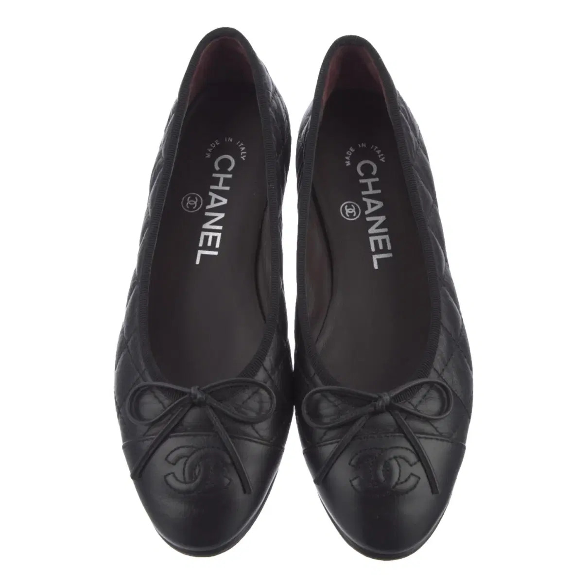 Leather ballet flats | Vestiaire Collective (Global)