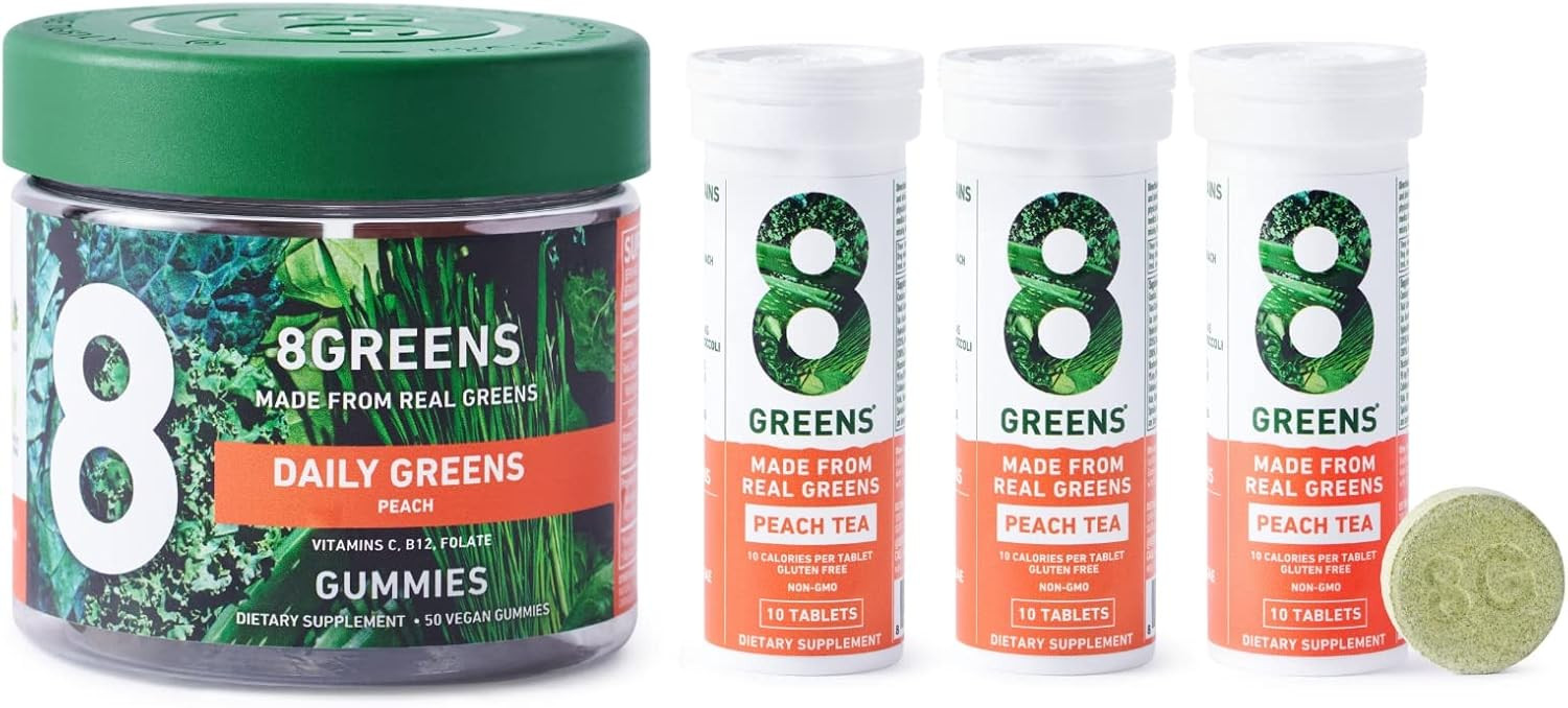 Favorite Things 2022 - Made from Real Greens Gift Set - Daily Superfood- Super Greens Vitamins, V... | Amazon (US)
