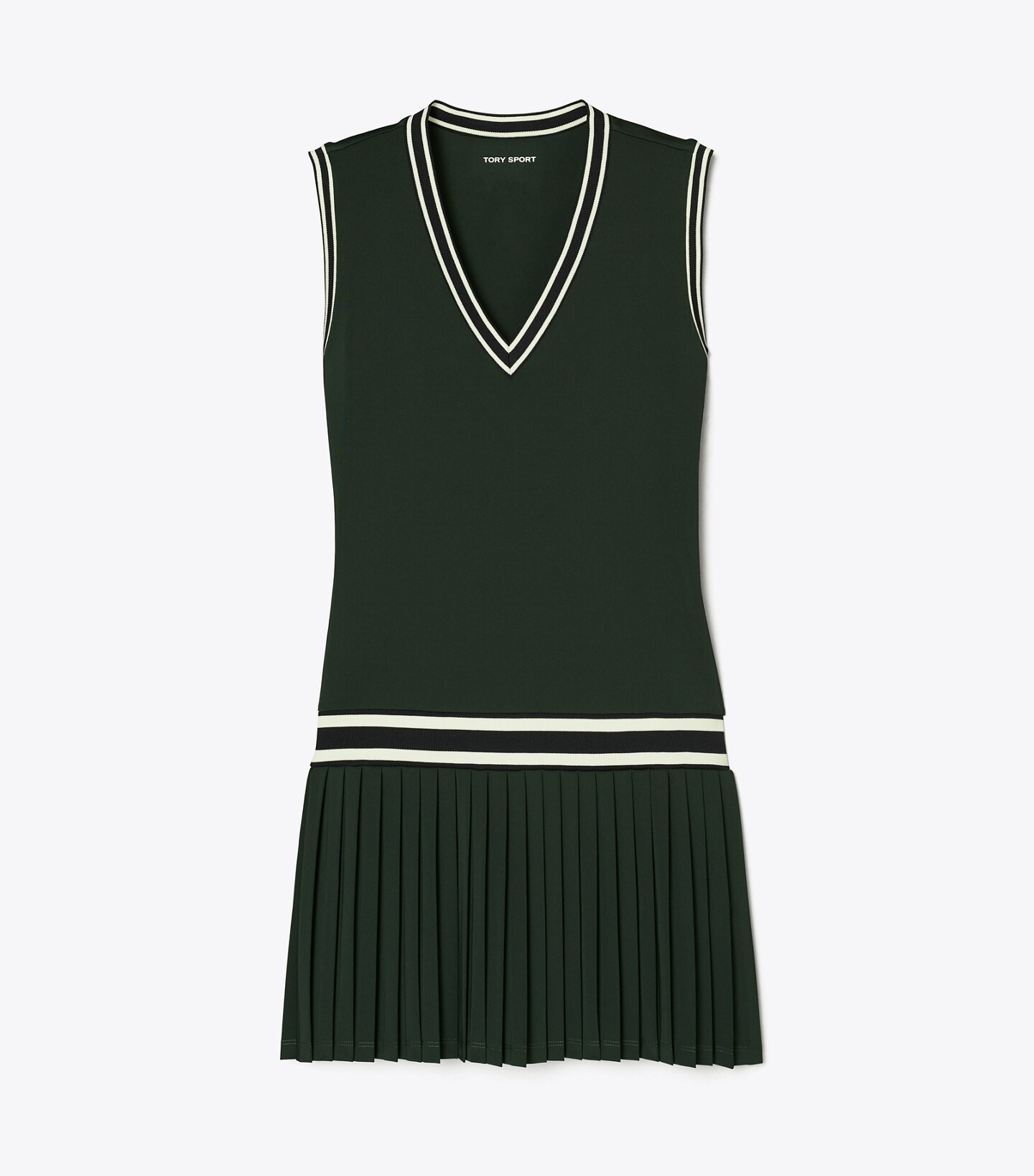 Performance V-Neck Tennis Dress: Women's Designer Dresses | Tory Sport | Tory Burch (US)