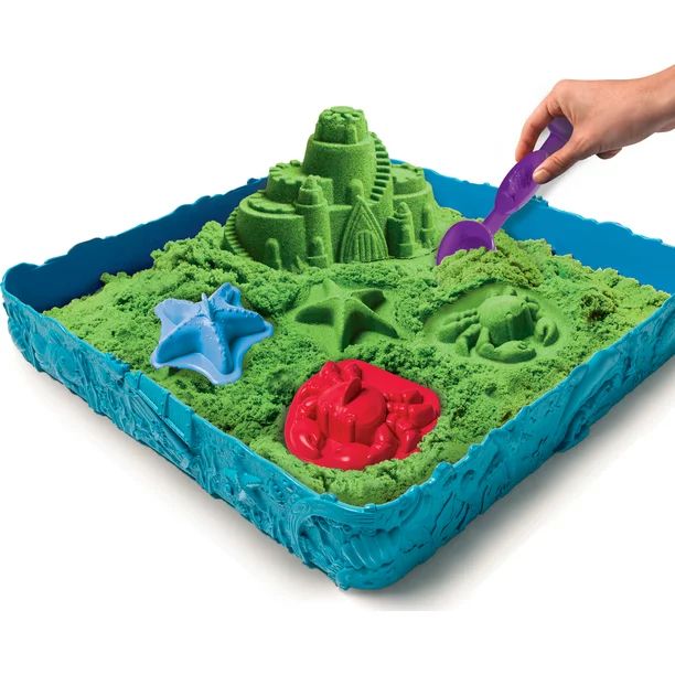 Kinetic Sand Sandcastle Set with 1lb of Kinetic Sand and Tools and Molds (Color May Vary) - Walma... | Walmart (US)
