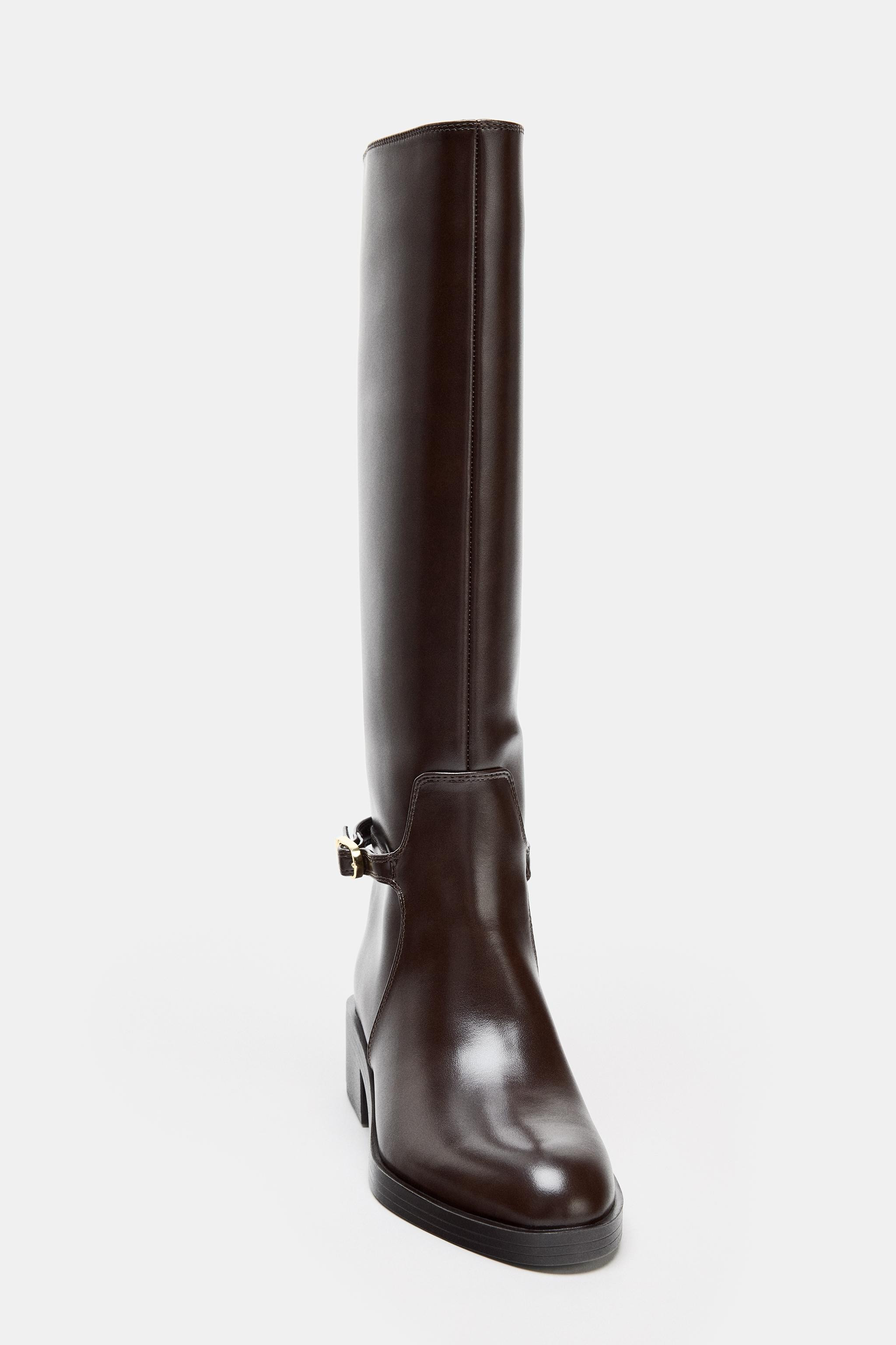 HEELED RIDING BOOTS | Zara US