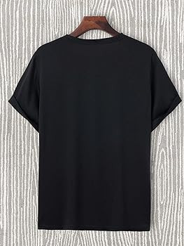 Floerns Men's Cross Print Short Sleeve T Shirt Crewneck Tee Shirts | Amazon (US)