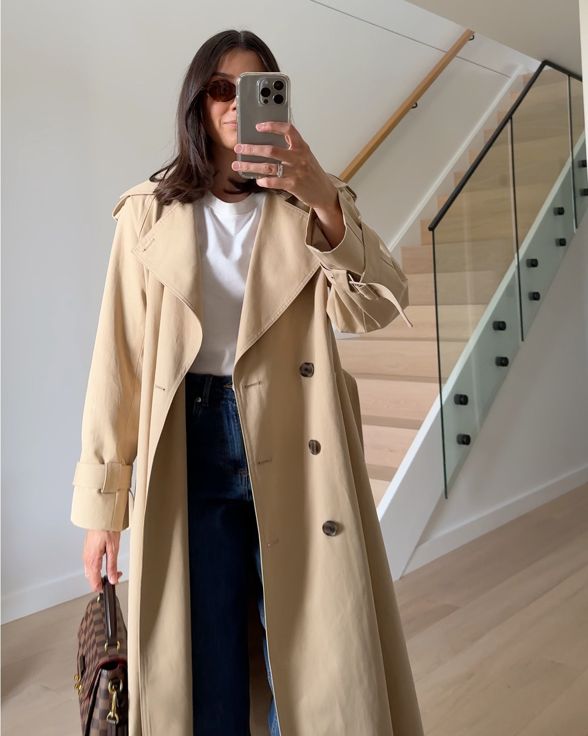 Trench coat and barrel leg jeans with a statement sneaker for a classic autumn look 🤎🍂

#LTKstyletip #LTKaustralia #LTKautumn