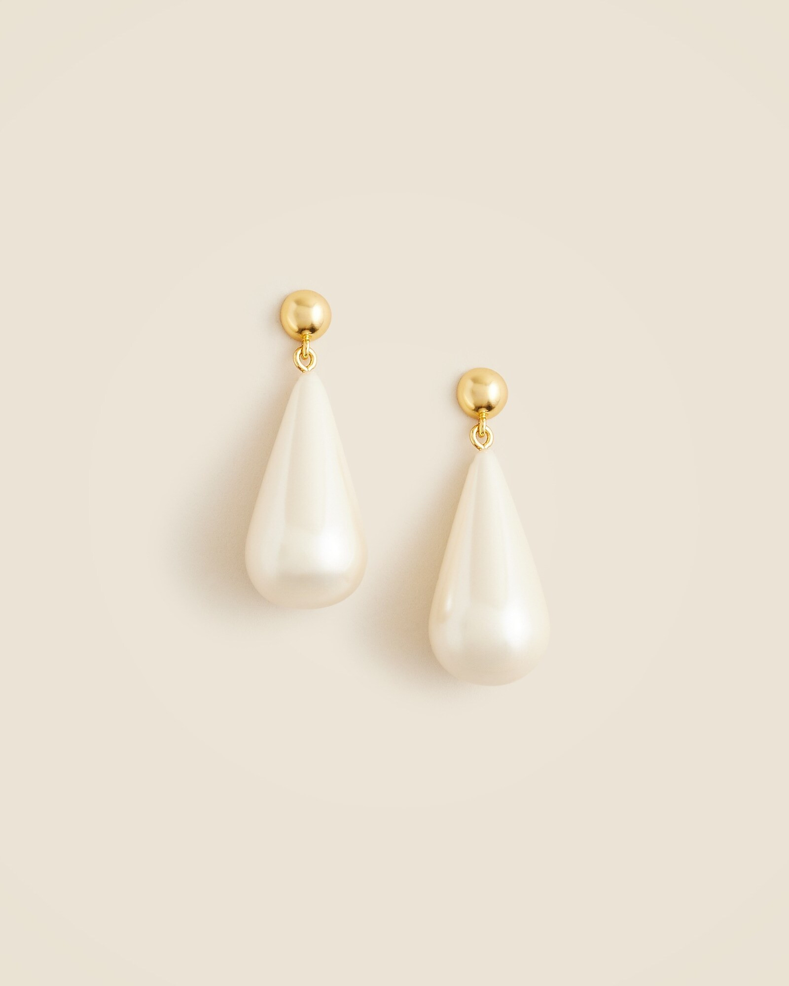 Teardrop pearl earrings | J. Crew US