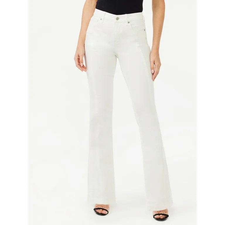 Sofia Jeans Women's Melisa High Rise Seamed Flare Jeans | Walmart (US)
