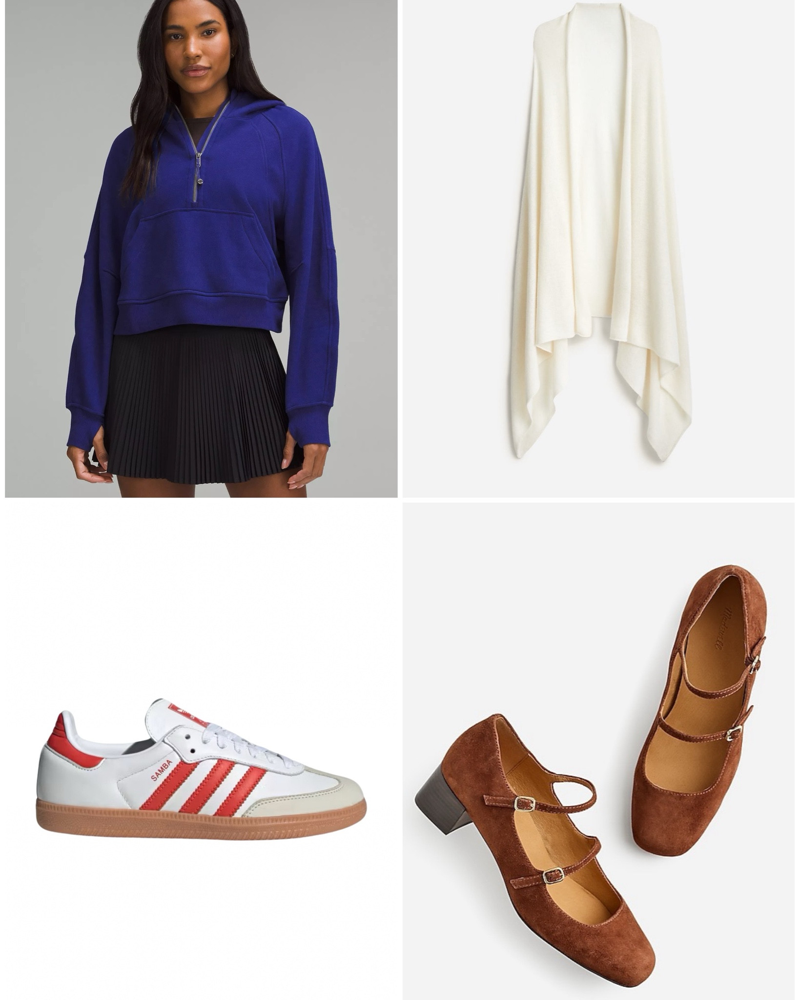 Your favorite’s this week!
•Larkspur from Lululemon is back and fulfilling everyone’s Spring navy dreams. 
•J.Crew had a mega sale on this cashmere wrap. Still on sale, but at a higher price. It’s a wintertime staple in a perfect cream. 
•Samba are still your favorite sneaker, and currently mine too. This red has been super popular this week, I can only imagine a lot of Huskers fans grabbing them. They are #hocgeranium for Springs & Autumns. 
•Madewell’s Insiders sale is still going on and you Warm Springs are loving these shoes and matching belts!

Swipe to see swatches of Larkspur & the Sambas

#createdcolorful #createdcolorfulspring #hocspring #tcispring #pcaspring #lightspring #warmspring #truespring #brightspring #clearspring #paintboxspring #bluespring

#LTKFindsUnder100 #LTKStyleTip #LTKSaleAlert