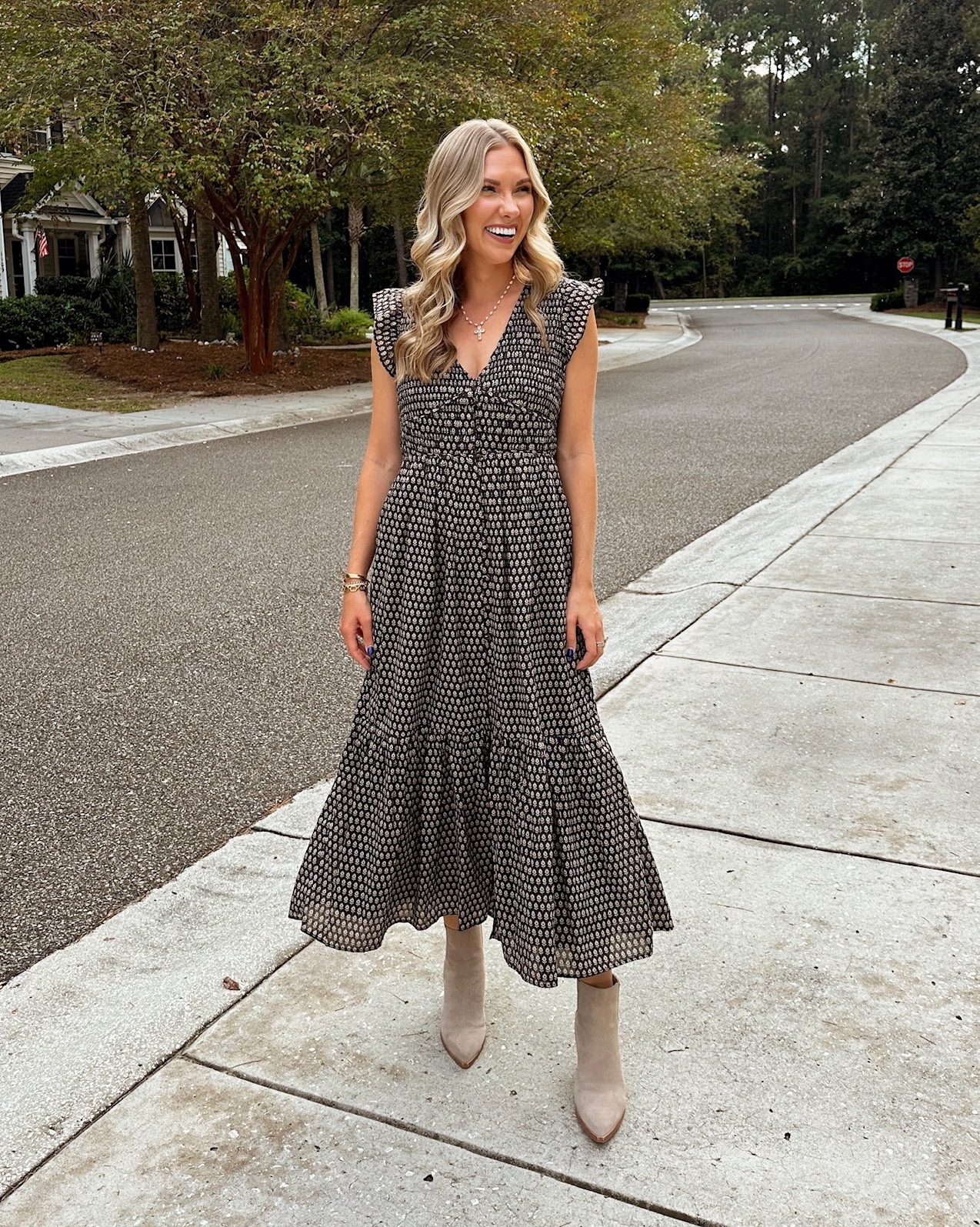 Perfect fall dress from Anthropologie! 

Fall Outfit
Fall Family Photo Outfits 
Boots 
Anthropologie 
Moreewithmoo

#LTKOver40 #LTKWorkwear #LTKSeasonal