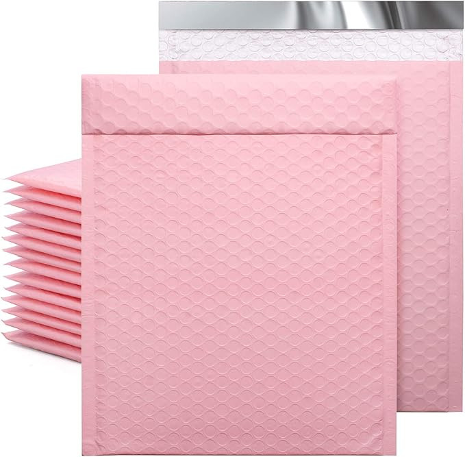 Metronic 25Pcs Poly Bubble Mailers,8.5X12 Inch Padded Envelopes Bulk #2, Bubble Lined Wrap Polyma... | Amazon (US)