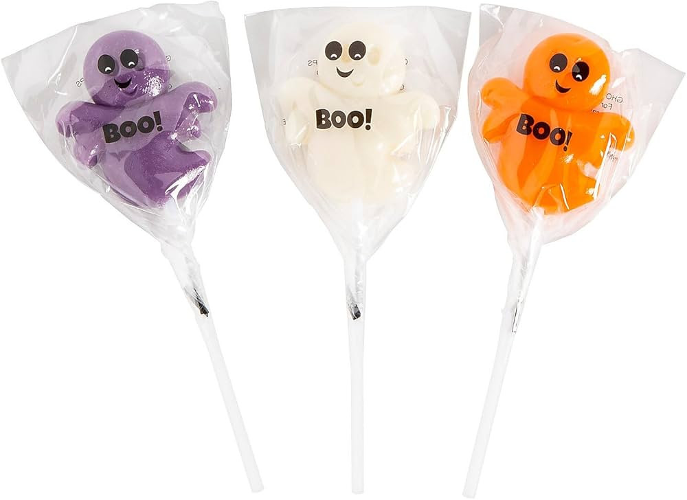 Fun Express Ghost Lollipops - 12 Pc | Amazon (US)