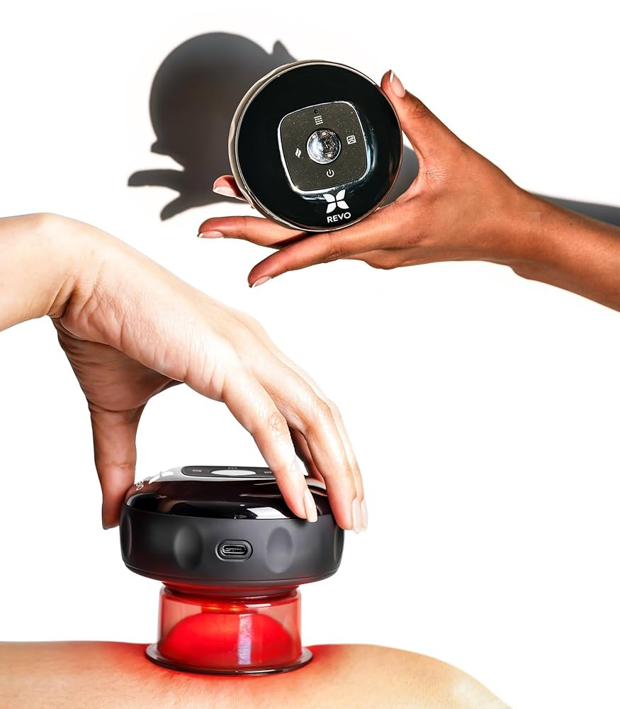 REVO The Original 4-in-1 Smart Cupping Therapy Massager, Red Light Therapy for Targeted Pain Reli... | Amazon (US)