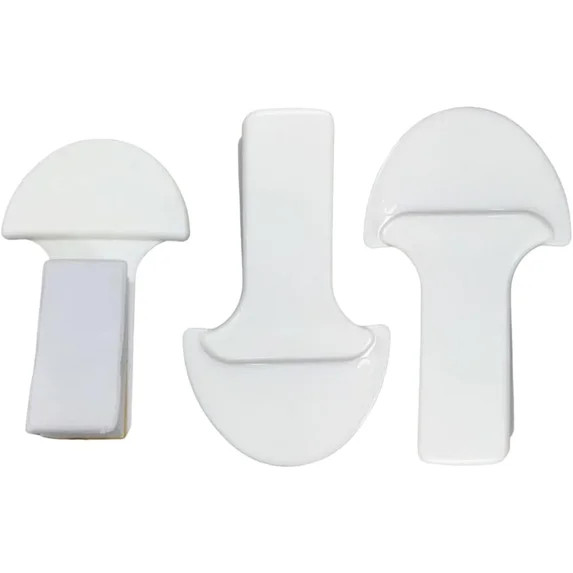 Toilet Seat Handle - Lift More, Less Mess -Easy Application 3 Pack White | Walmart (US)