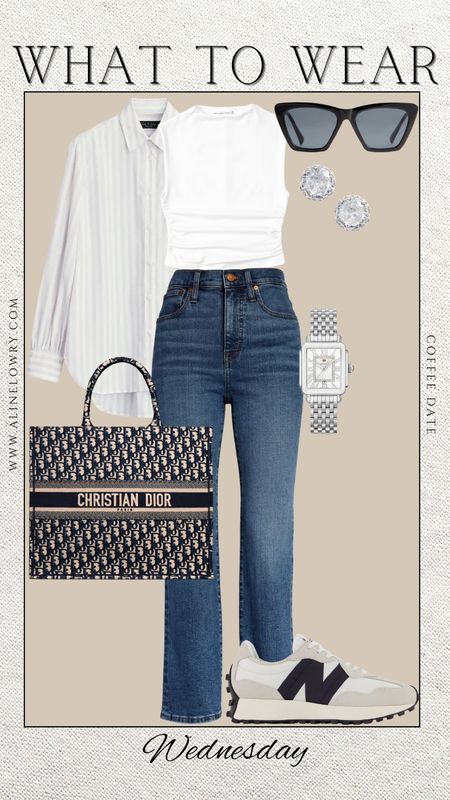 What to wear this Thursday -  coffee date. Casual chic 