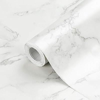Oxdigi Marble Contact Paper 24" x196" for Kitchen Countertop Cabinet Shelf Door Self-Adhesive Fil... | Amazon (US)