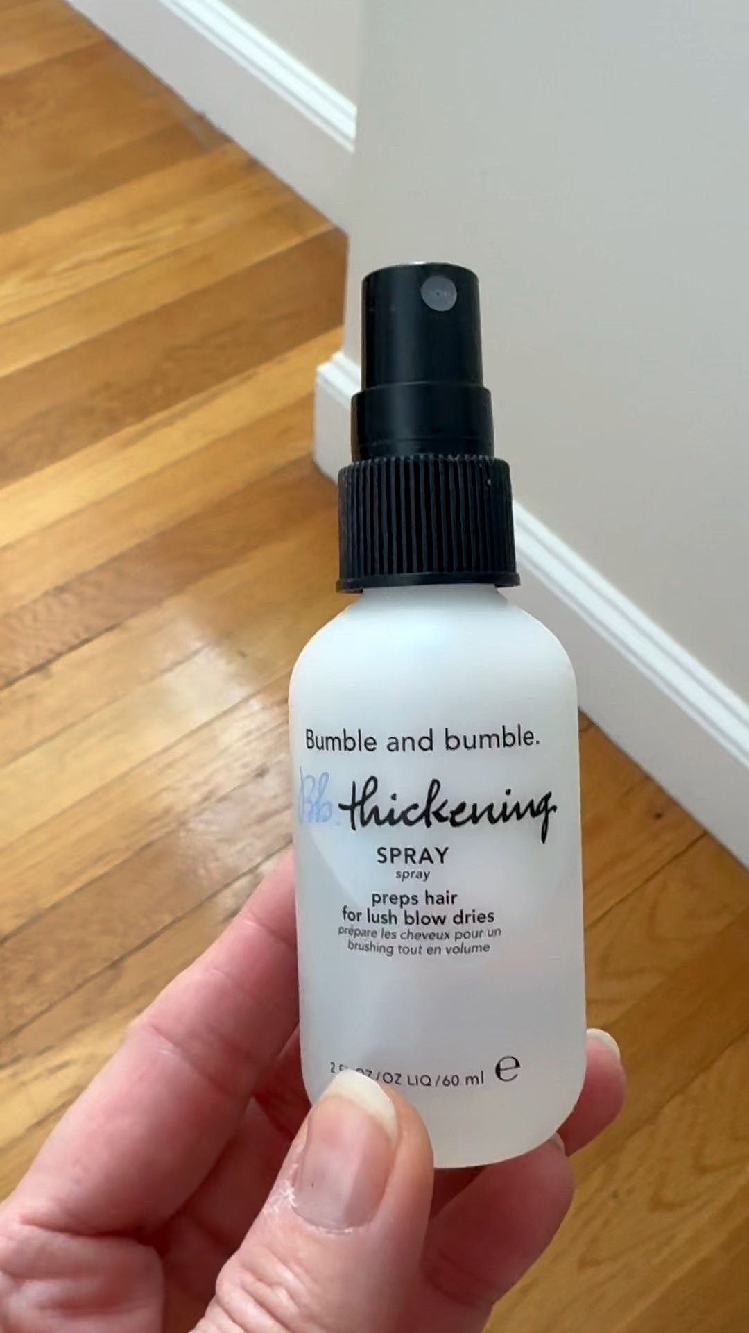 👩🏻Fine limp hair is the worse. This is my absolute favorite thickening spray. It gives my hair so much of volume and lift. I have both the travel size and the full size! I can’t recommend it enough. ￼

#LTKOver40 #LTKselfcare #LTKBeauty