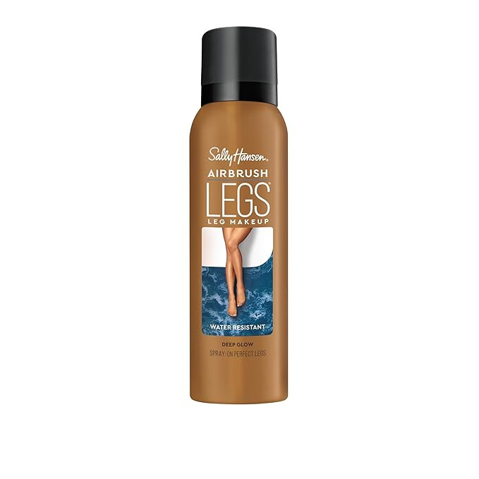Sally Hansen Airbrush Legs Leg Makeup Spray | Lightweight, Transfer-Proof, Water-Resistant | Deep... | Amazon (US)