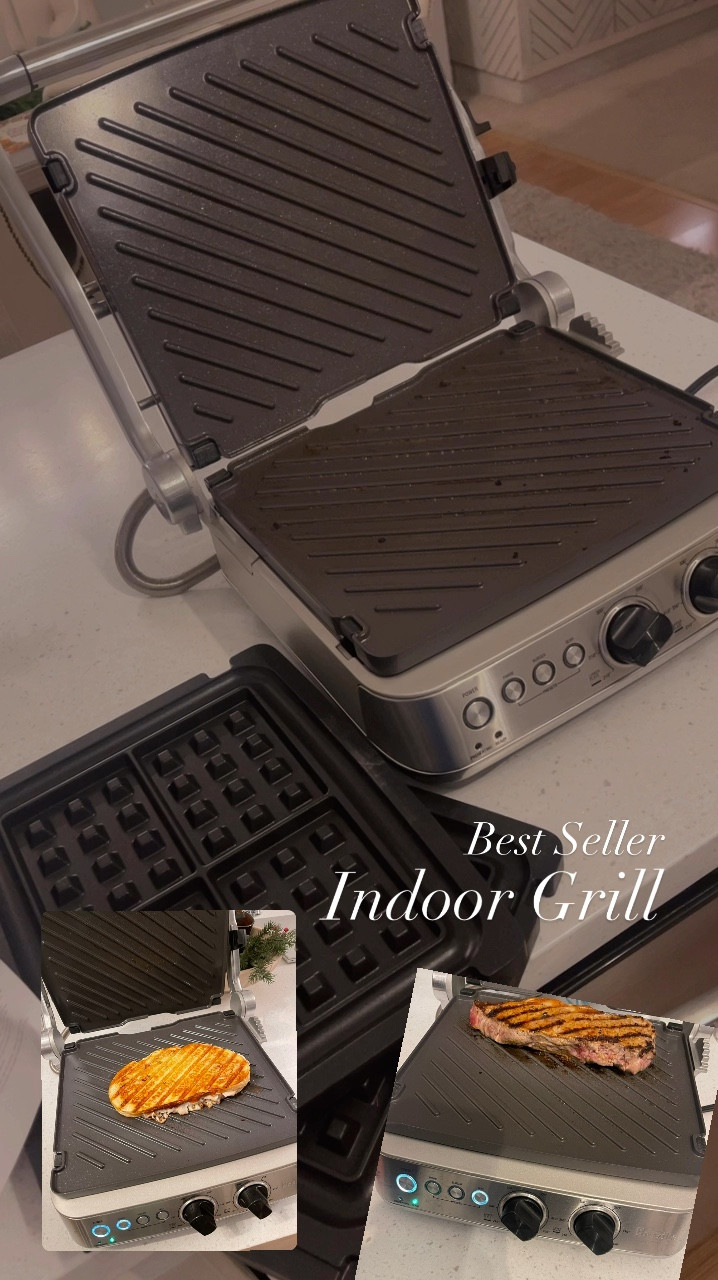Best Seller 
Indoor Grill 
Kitchen + Home finds 
Belgian Waffle Maker too 


#LTKFamily #LTKHome #LTKWatchNow