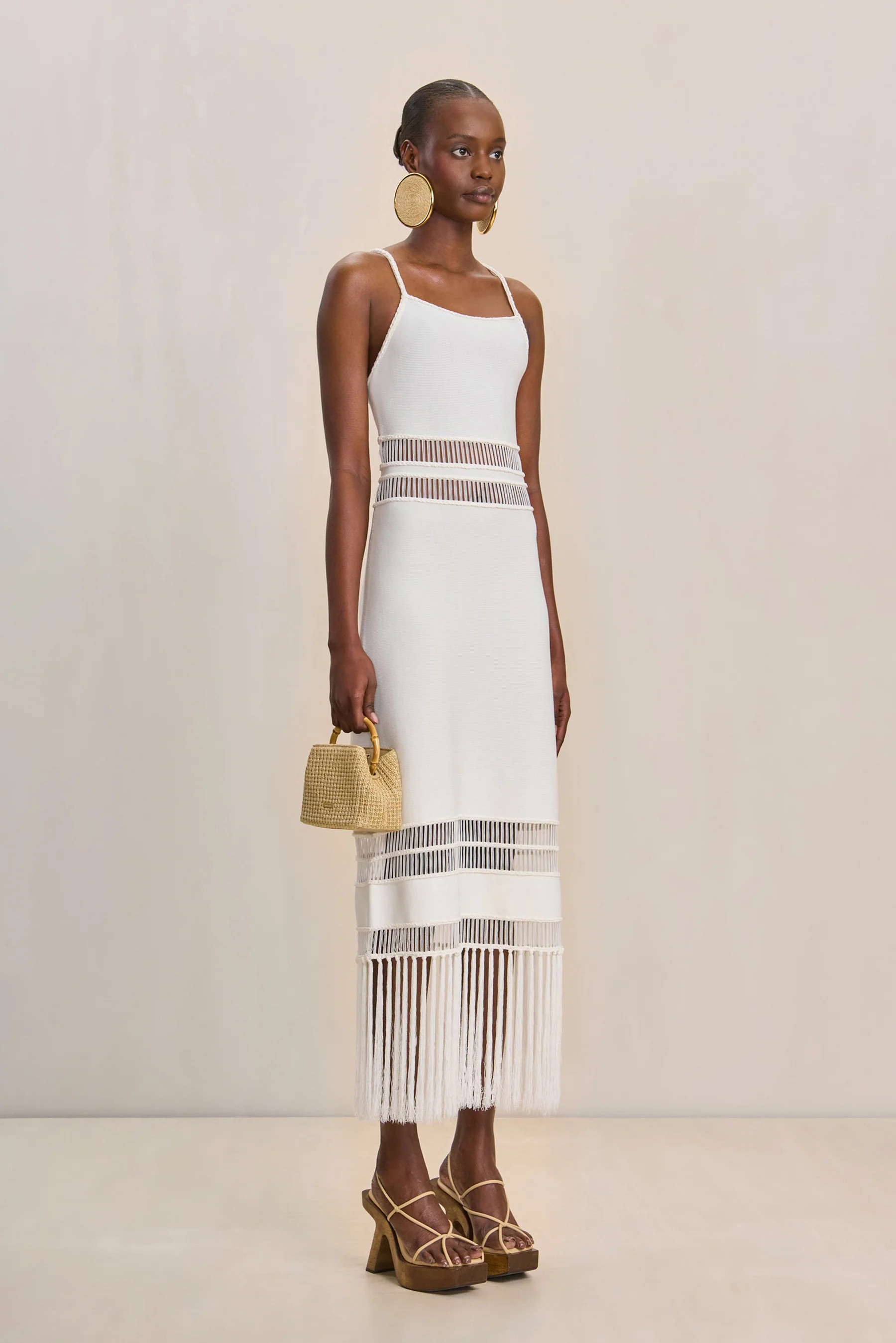 KIKI KNIT DRESS - OFF WHITE | Cult Gaia - US