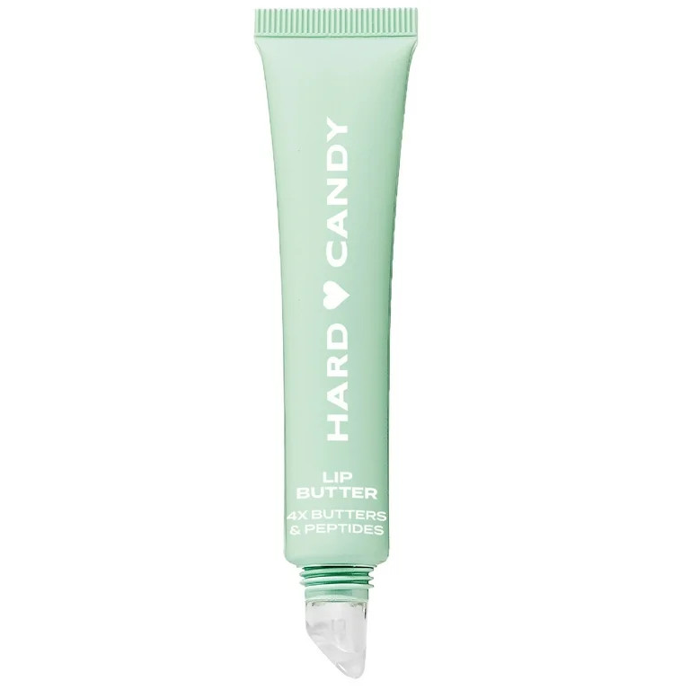Hard Candy Lip Butter Glowy Balm, Mint Cream, Clear Shine, Peptides, Hydration, 15mL Tube | Walmart (US)