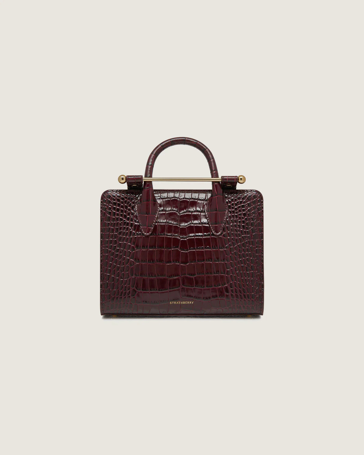 Strathberry - Mini Tote - Burgundy | Strathberry
