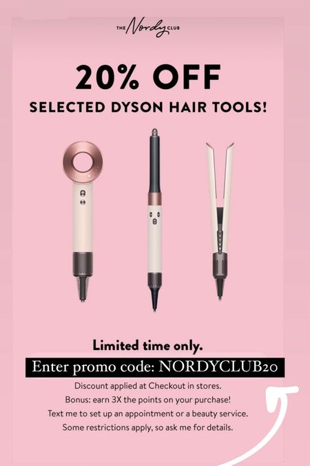 Use this promo code for 20% off at check out 
Nordyclub20 

Mother’s Day 
Nice gift to yourself! 
Nordstrom
Beauty 

#LTKbeauty #LTKsalealert #LTKGiftGuide