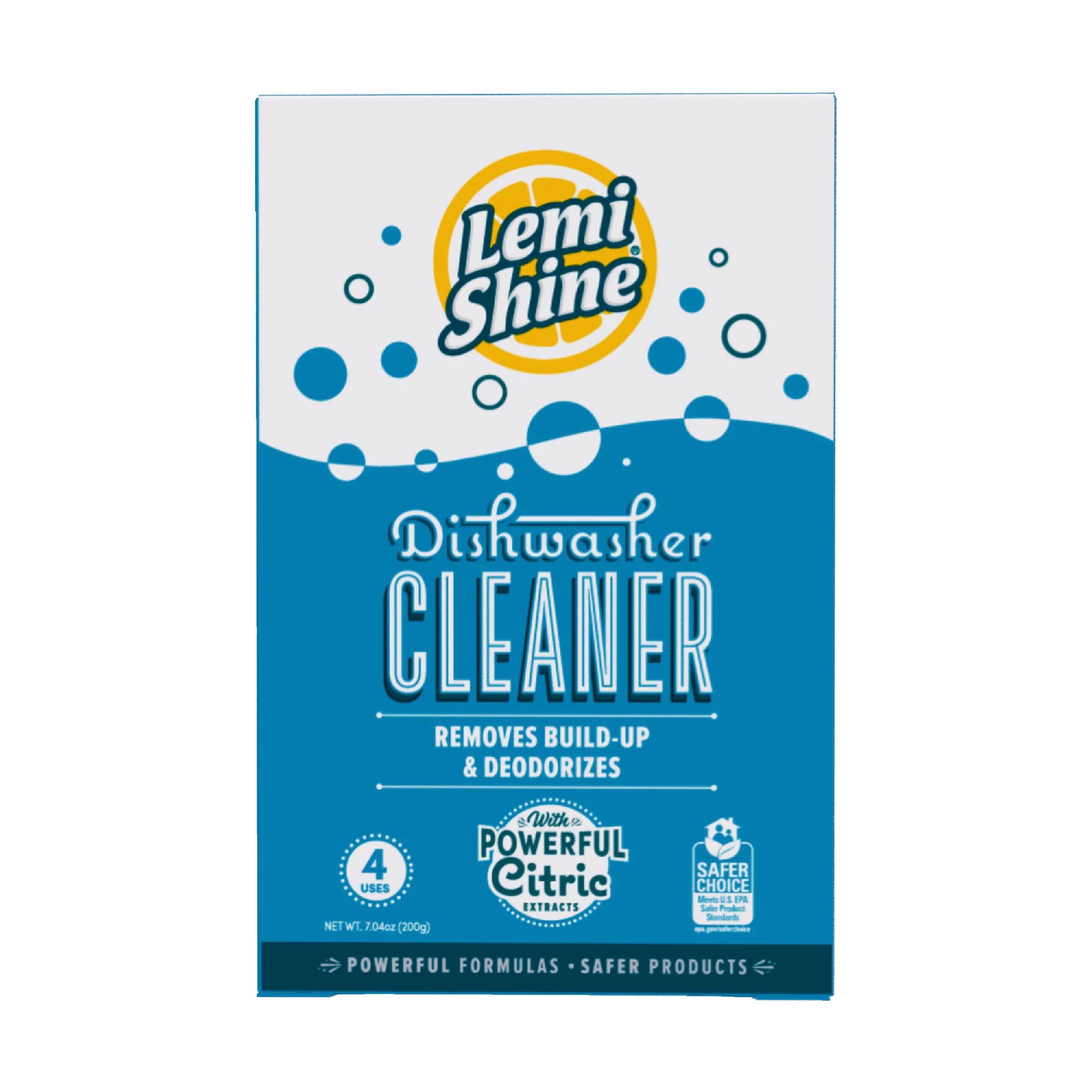 Lemi Shine Dishwasher Cleaner, Deodorizes and Removes Build-up, 4 ct - Walmart.com | Walmart (US)