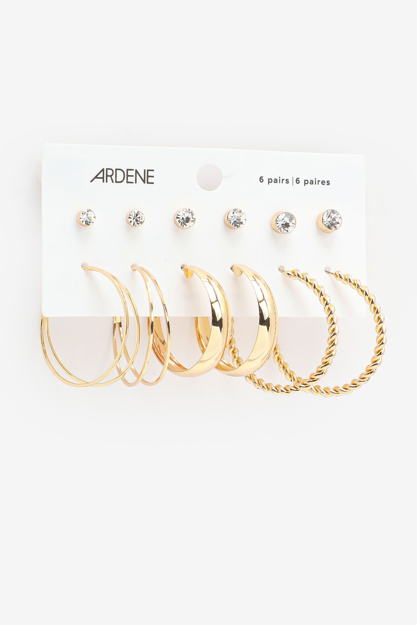 Pack of Assorted Hoops and Studs | Ardene