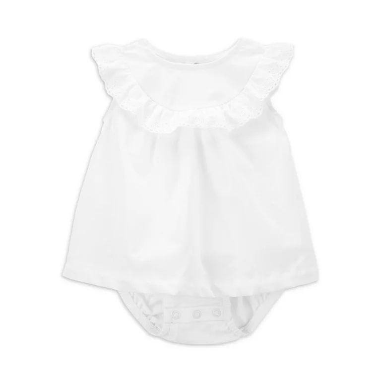 Carter's Child of Mine Baby Girl Dress, One-Piece, Sizes 0/3-12 Months - Walmart.com | Walmart (US)