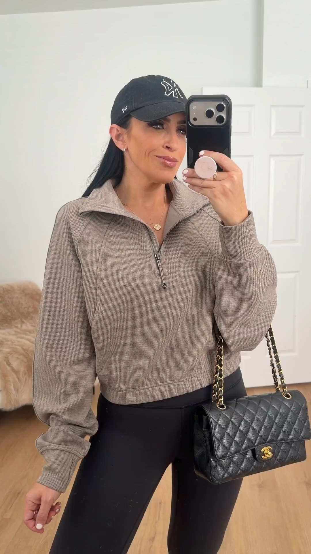 Lululemon scuba cropped funnel half zip now $30 in select colors 