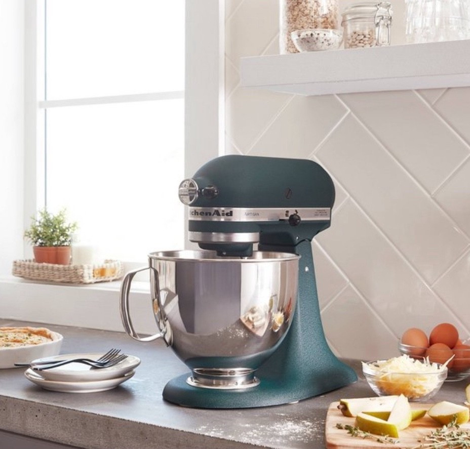 If you’re looking for a gift for the baker in your life, you can’t go wrong with a kitchen aid mixer! This pretty green one is part of a collab with Hearth and Hand and is so pretty
# kitchen aid # gifts ideas # home 

#LTKHome
