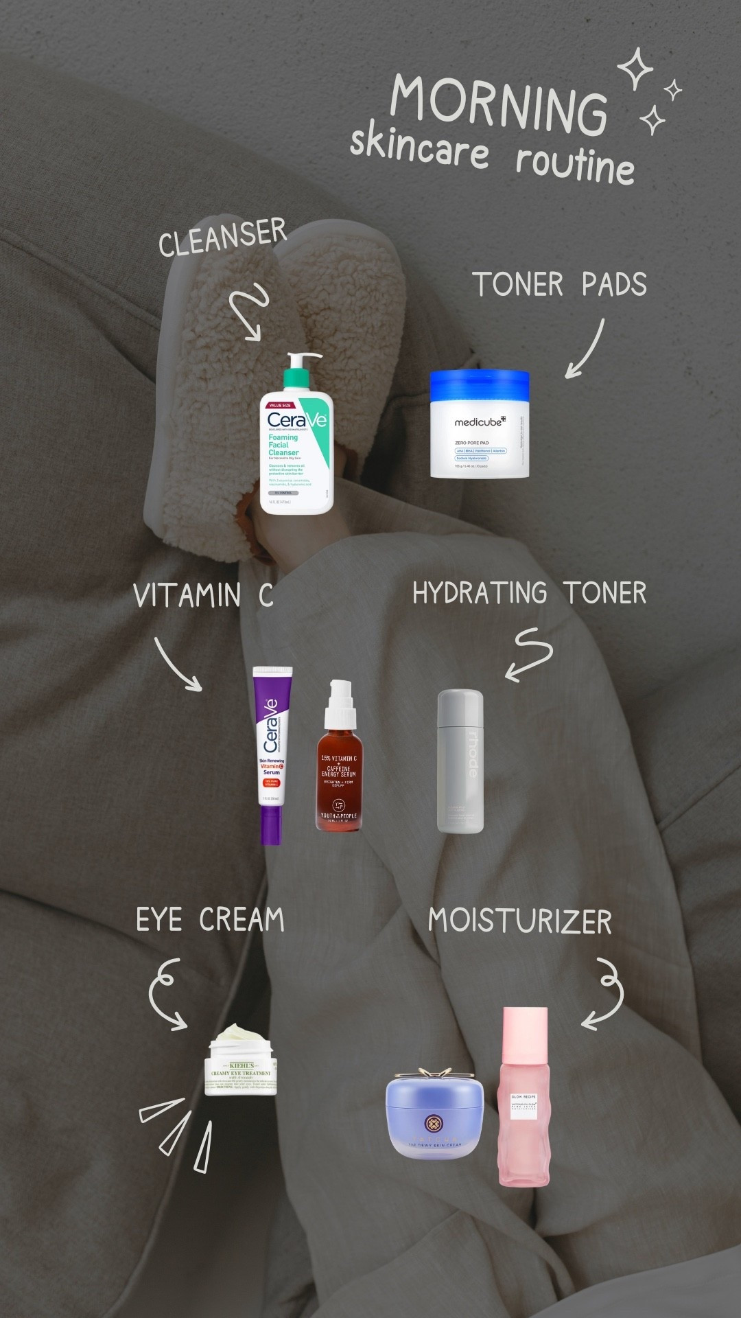 For Vitamin C, my fav is the YTTP because it also contains caffeine and depuffs the face, but the cerave one is great too. For moisturizer I use the Tatcha for days when my skin is feeling really dry or Glow Recipe when I want something lightweight🩵

#LTKBeauty