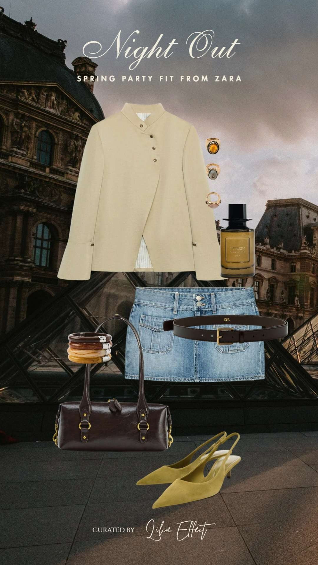 Night out — spring party fit from Zara ✨ Effortless, a little bold, and just the right amount of glam—pieces that make you feel confident the moment you step out. 🤍
 

 #LTKgrwm #LTKootd