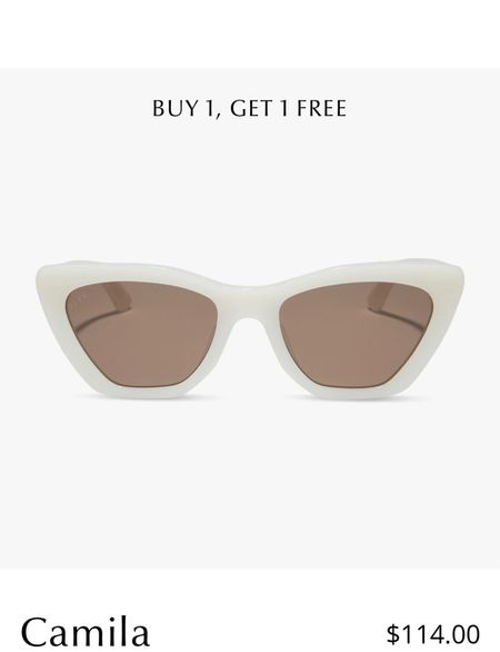 Diff sunglasses  buy one get one free 


#LTKtravel #LTKSeasonal #LTKsalealert