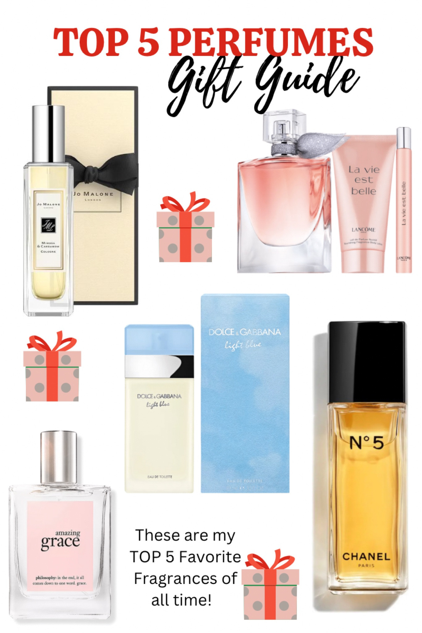 My top five favorite perfumes make great gifts 

#LTKunder50 #LTKHoliday #LTKGiftGuide