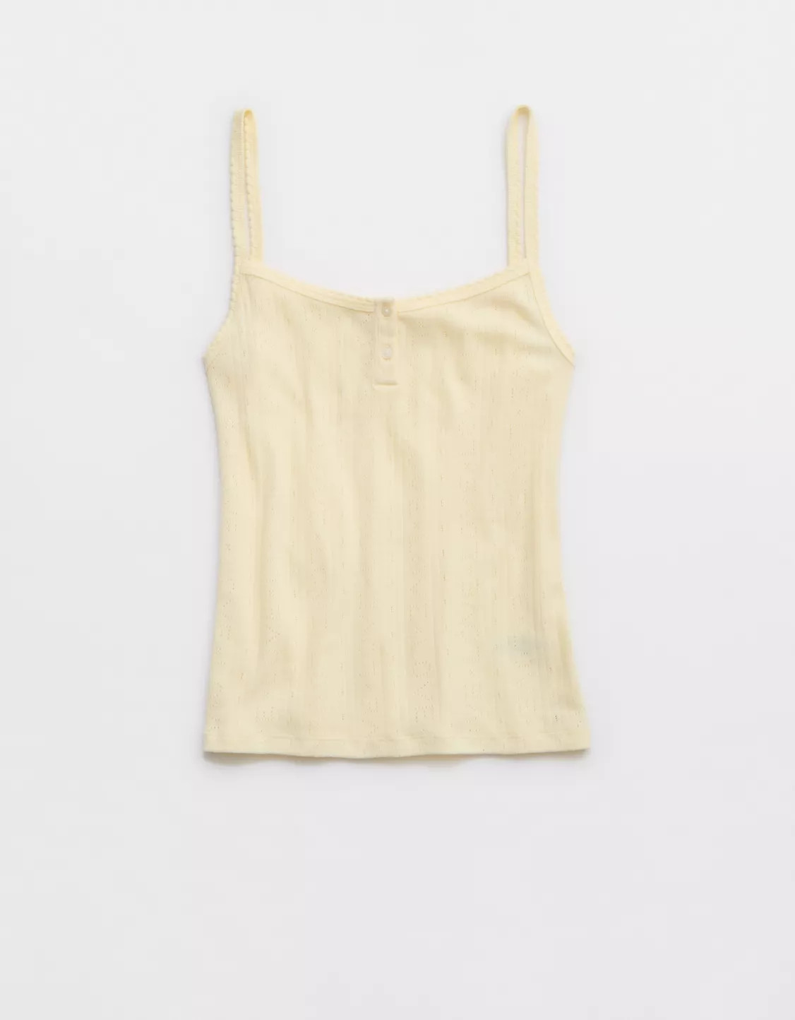 Aerie Off-Duty Pointelle Tank Top | Aerie