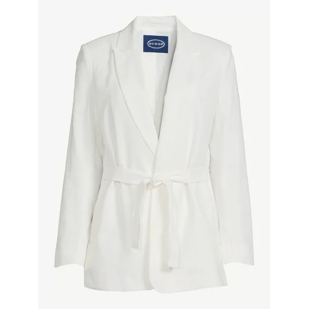 Scoop Women's Tie Waist Blazer | Walmart (US)