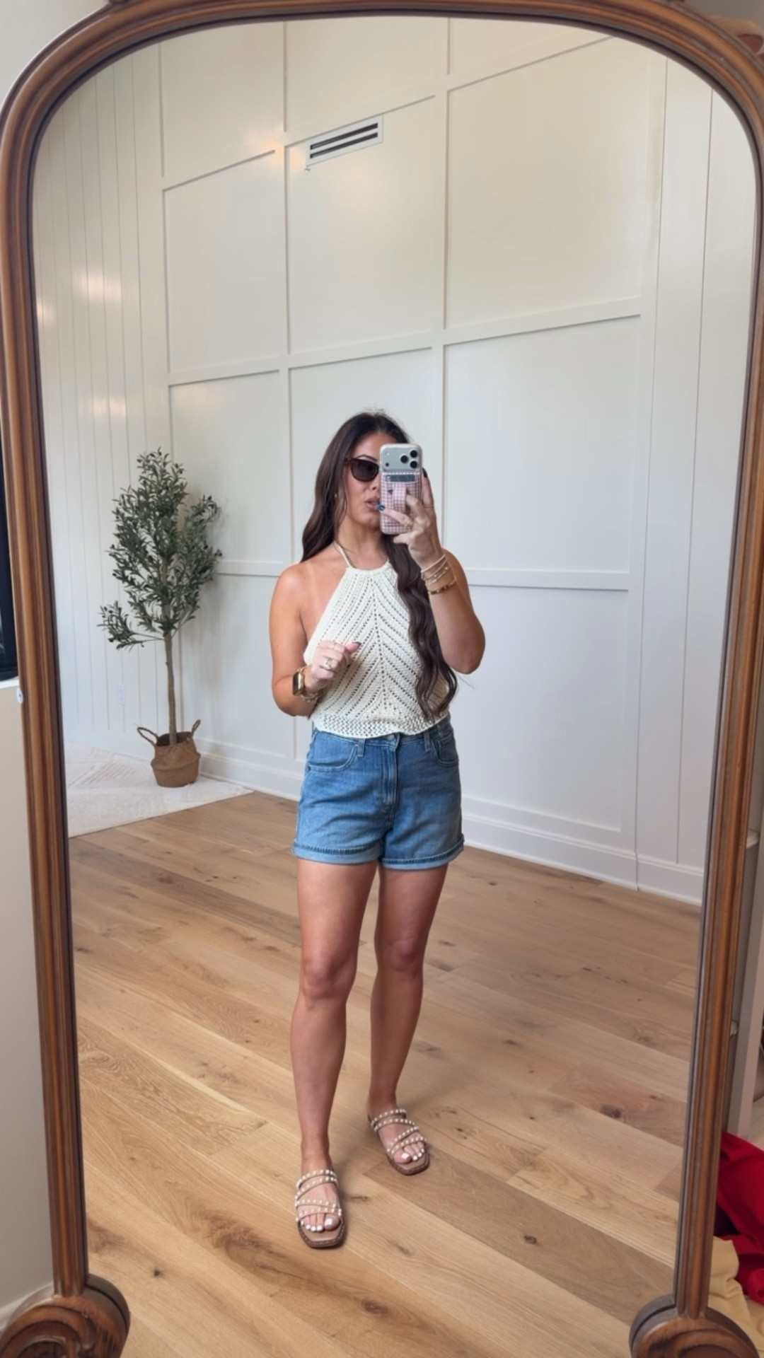 Okay this top is everything 🤍 I love a good crochet moment for summer and this one is so easy to style. Perfect for brunch, vacation, or even a summer night out! #target 

#LTKmomlife #LTKootd #LTKOver40