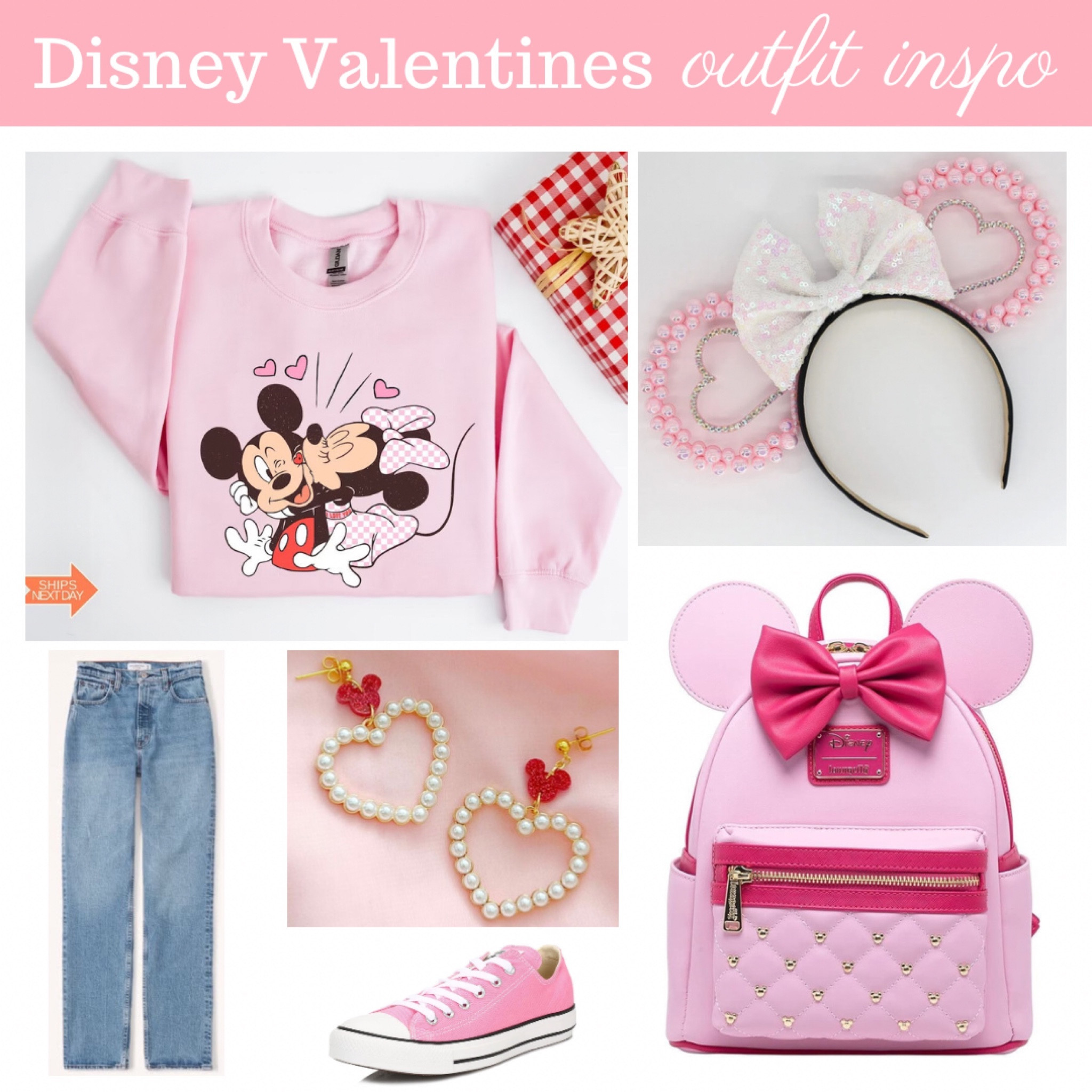 Disney World Valentines outfit idea perfect for a day in the parks

#disney #disneyworld #valentinesday #valentines #valentinesoutfit

#LTKSeasonal #LTKfamily #LTKstyletip