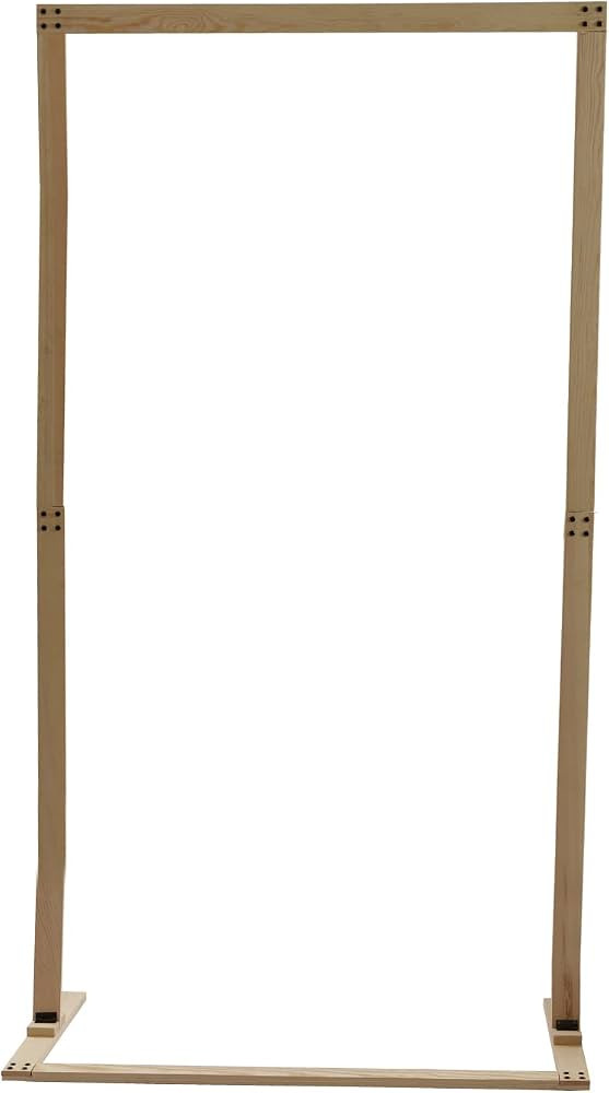 Wooden Wedding Arch, 7FT Rectangular Wedding Arch, Retro Wooden Backdrop Bracket Stand, Flowers a... | Amazon (US)