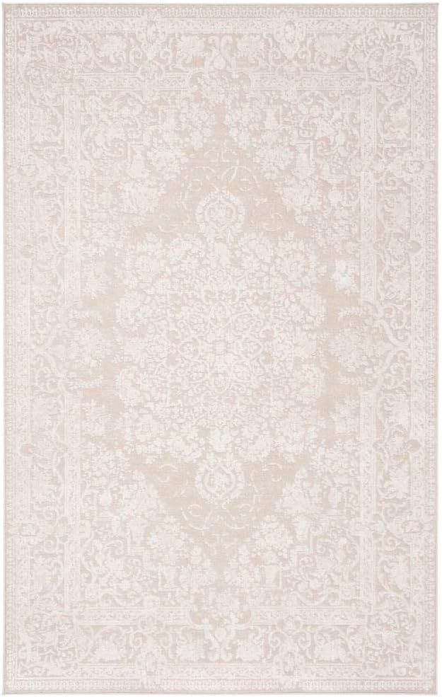 Safavieh Reflection Collection RFT664D Vintage Distressed Area Rug, 9' x 12', Cream / Ivory | Amazon (US)