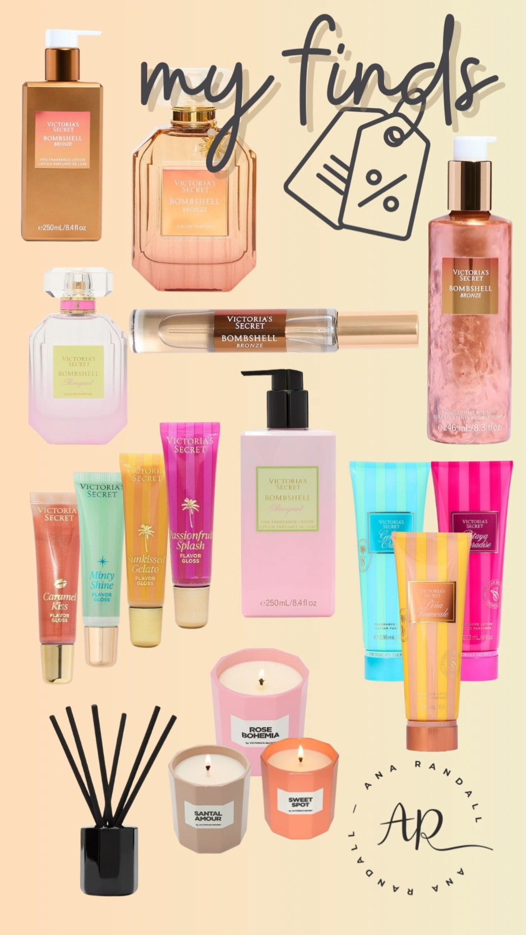 My favorite beauty + self-care finds lately ✨💖

From my go-to Victoria’s Secret Bombshell scents to the cutest glosses, body care, and home favorites — these are the little things that make everyday feel a bit more special. I love having a mix of fresh, sweet, and warm scents that I can switch depending on my mood.

These are perfect for everyday wear, gifting, or just treating yourself 🤍 Everything is linked in my LTK! #LTKBeauty #AmazonFinds #SelfCareFavorites #BeautyFinds #LTKStyle

XOXO,
Ana Randall💗
