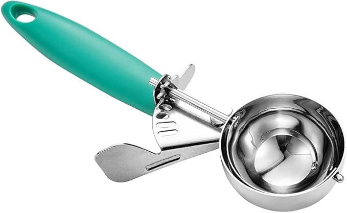 JUNADAEL J Portion Scoop, 2.75 OZ Disher Scoop, 16 Cookie Scoop, 5.5 Tbsp Cookie Dough Scoop, Gre... | Amazon (US)