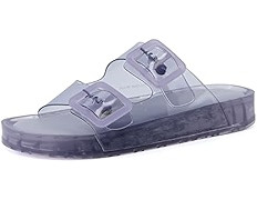 CUSHIONAIRE Pool Slides for Women Waterproof Double Buckle Adjustable Slip-On Womens Sandals for ... | Amazon (US)