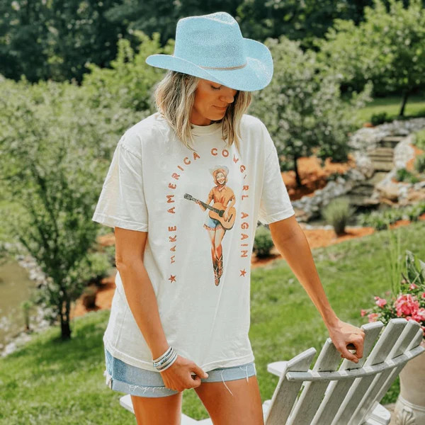 Make America Cowgirl Tee | Mountain Moverz