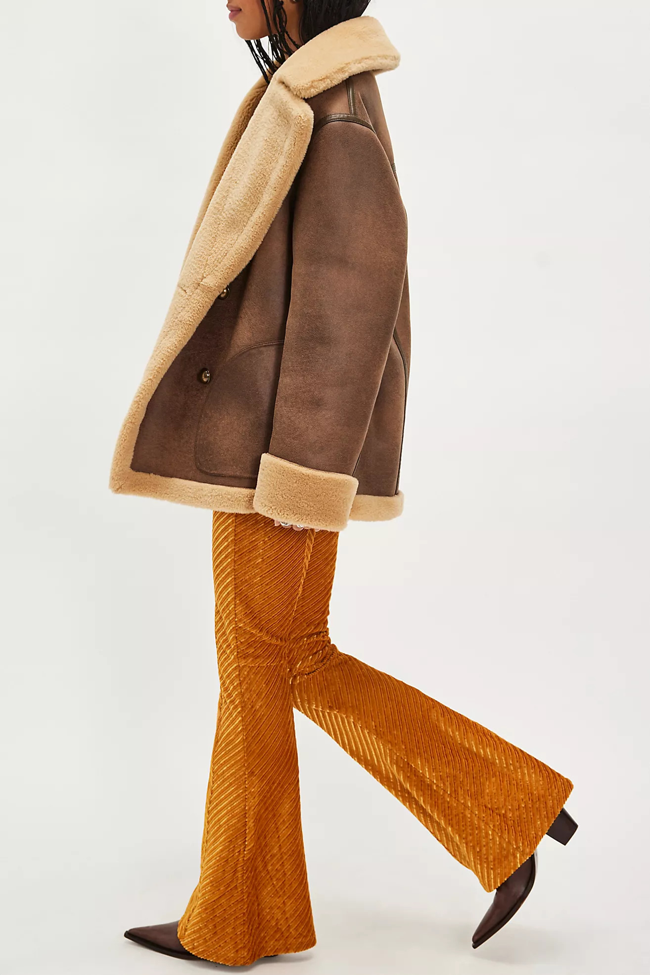 Penny Pull-On Velvet Flared Pants | Free People (Global - UK&FR Excluded)