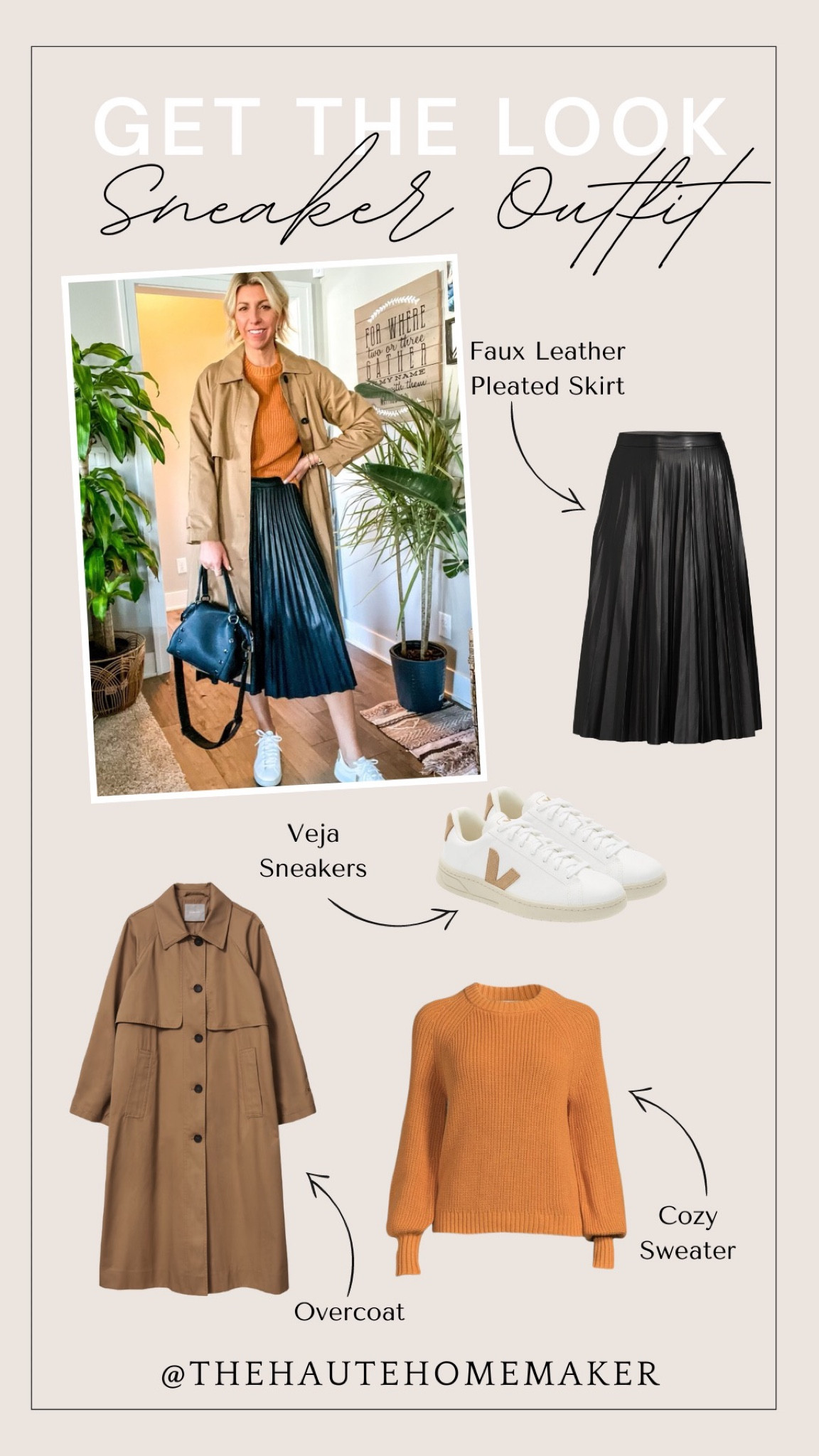 Sneaker look for the season - Veja sneakers - Walmart skirt - Walmart sweater - Overcoat 

#LTKstyletip #LTKSeasonal #LTKshoecrush