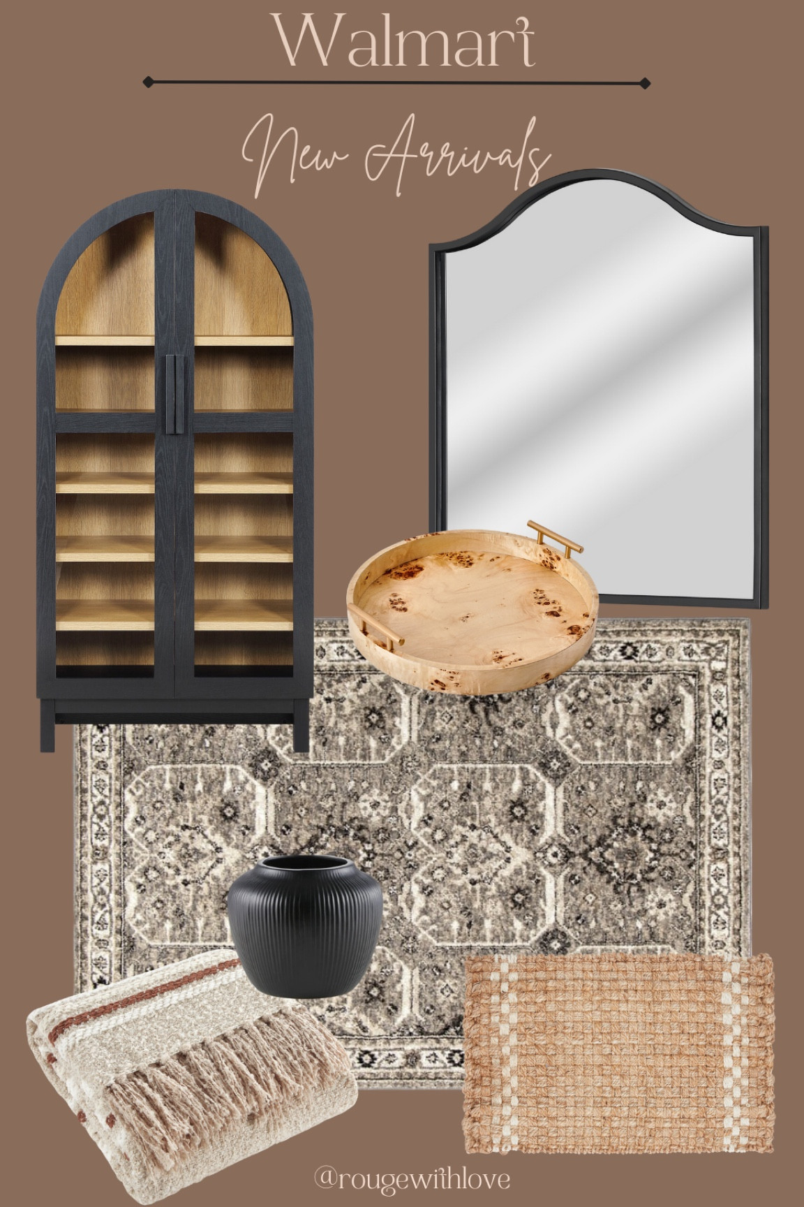 Walmart home
Affordable home decor
Arch cabinet
Area rug
Arch mirror
Throw blanket 
Coffee table
Tray
Burl wood
Front door


#LTKHome #LTKFindsUnder50 #LTKSeasonal